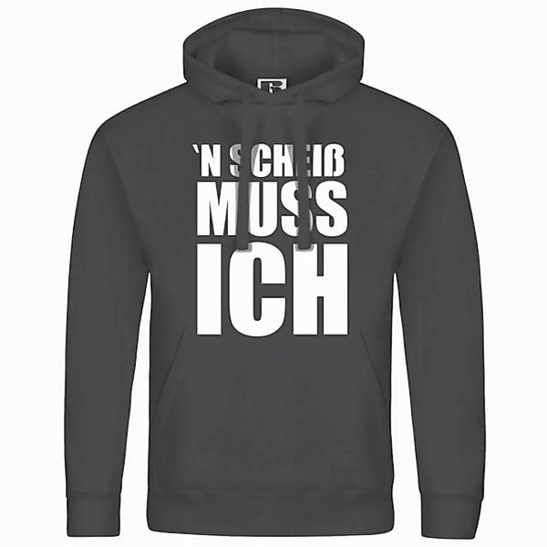 deinshirt Kapuzenpullover Herren Kapuzenpullover N Scheiß muss ich Mit Prin günstig online kaufen