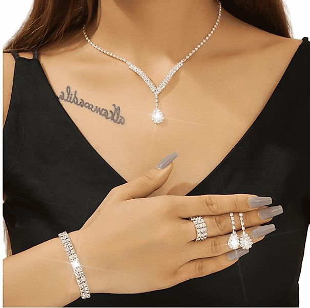 BUMHUM Lange Kette Elegantes Schmuckset für günstig online kaufen
