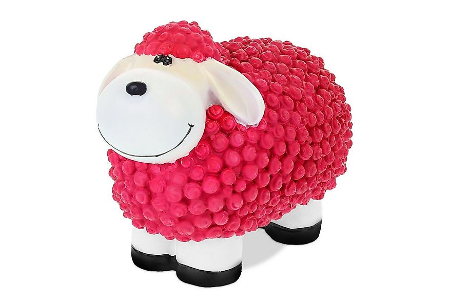 relaxdays Gartenfigur Schaf, Pink günstig online kaufen
