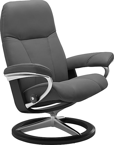 Stressless Relaxsessel "Consul" mit Signature Base, Größe S, Gestell Schwar günstig online kaufen