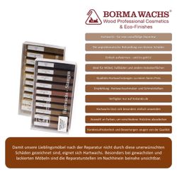 BORMA Spachtelmasse Hardwachs Kitt Stange 20g günstig online kaufen