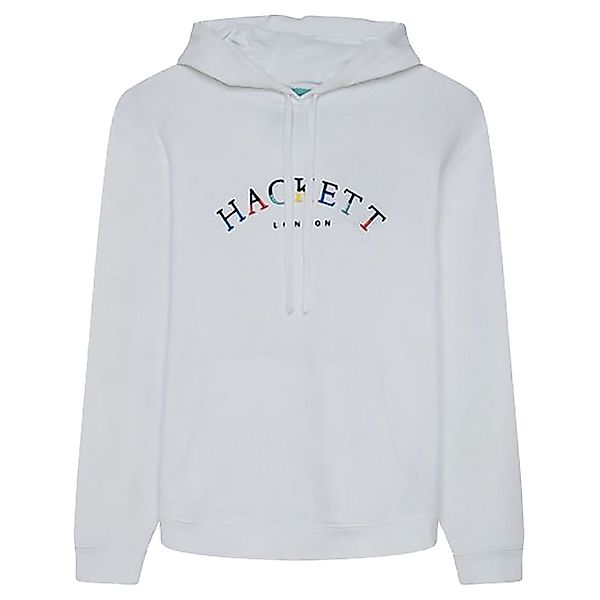 Hackett Color Logo Kapuzenpullover S White günstig online kaufen