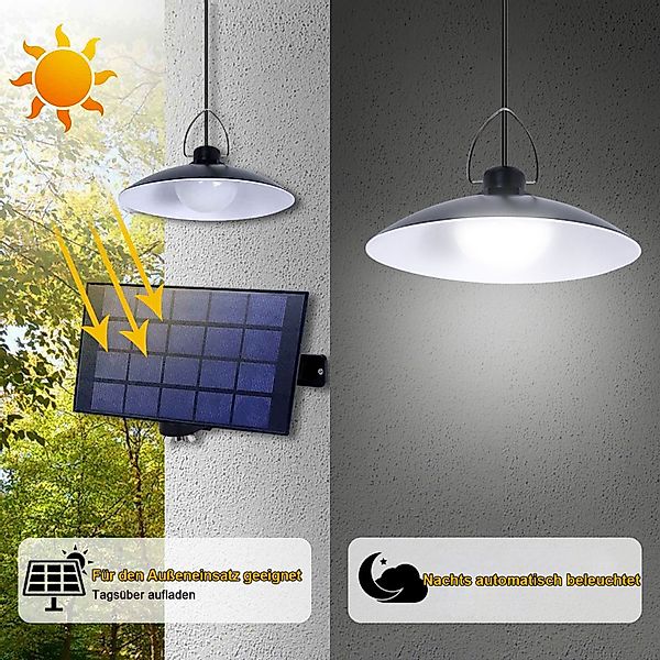 MUPOO LED Solarleuchte Solar Hängelampen für günstig online kaufen