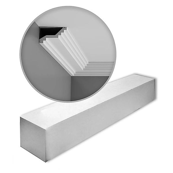 ORAC DECOR C400 LUXXUS Zierleisten 1 Karton Set 14 Stuckleisten 28 m Weiß günstig online kaufen