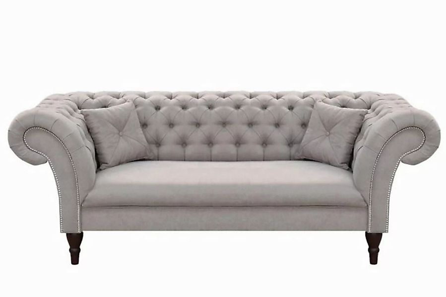 Xlmoebel Sofa Neue 3-Sitzer Stoffsofa Polstercouch Textil Chesterfield Sofa günstig online kaufen