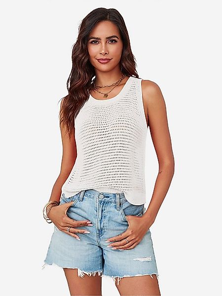 Imily Bela Tanktop Damen Gehäkeltes ärmelloses Crop-Shirt (Packung, 1-tlg., günstig online kaufen