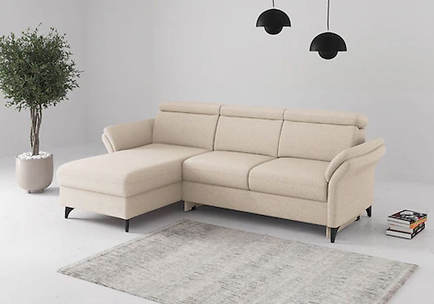 sit&more Ecksofa »Glendale« inkl. Kopfteilverstellung,wahlweise mit Vorzieh günstig online kaufen