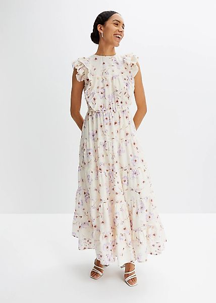 bonprix Maxikleid Maxikleid aus reiner Baumwolle günstig online kaufen