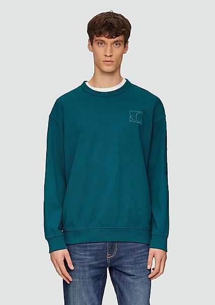 s.Oliver Sweatshirt Sweatshirt Relaxed-Fit-Sweatshirt mit Ärmeltasche günstig online kaufen