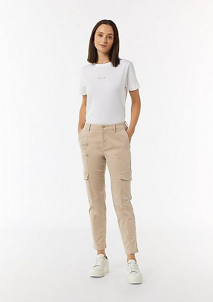 comma Chinos Hose Cargohose mit schmal zulaufendem Bein günstig online kaufen