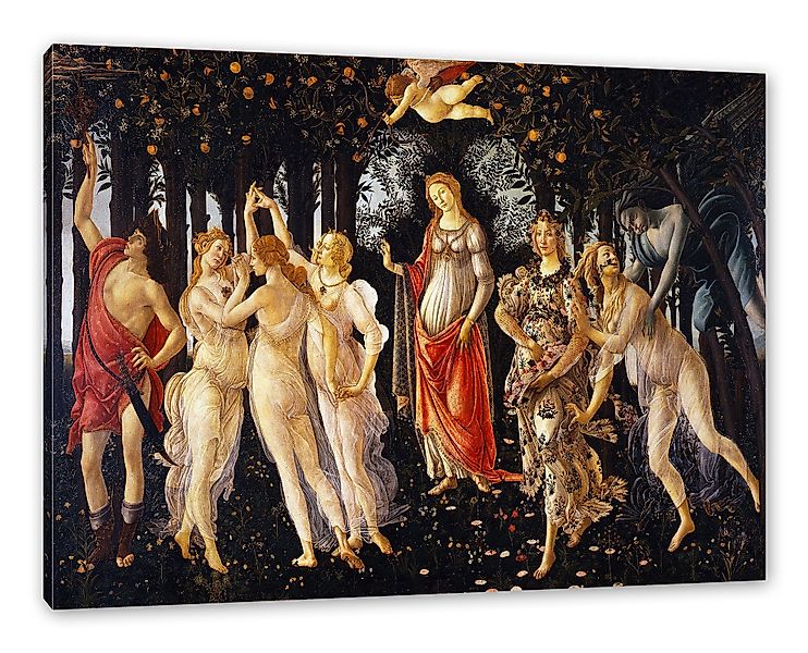 Pixxprint Leinwandbild Sandro Botticelli - Frühling günstig online kaufen