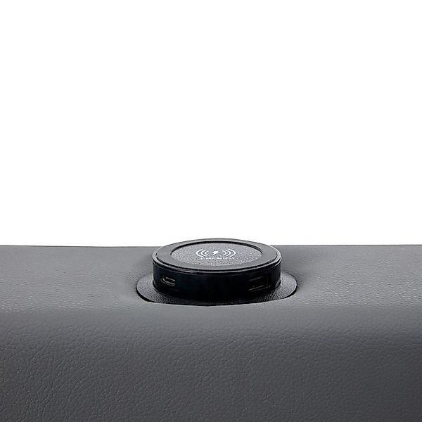 HAUSS SPOLE Polsterbett 160x200cm, mit USB-Anschluss, LED-Beleuchtung, 4 Sc günstig online kaufen