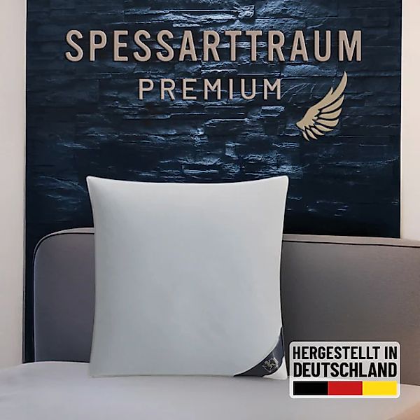 SPESSARTTRAUM Gänsedaunenkopfkissen »Premium«, Füllung: 90% Gänsedaunen / 1 günstig online kaufen