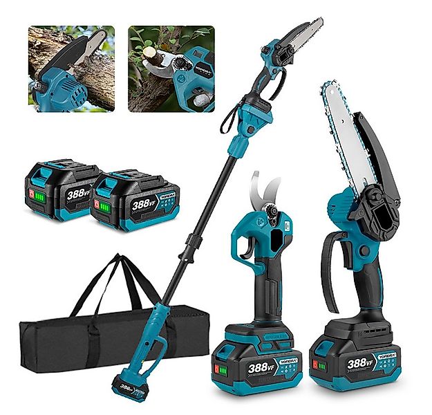 Yofidra Akku-Hochentaster 3-in-1 Bürstenloser Elektro Teleskop Hochentaster günstig online kaufen