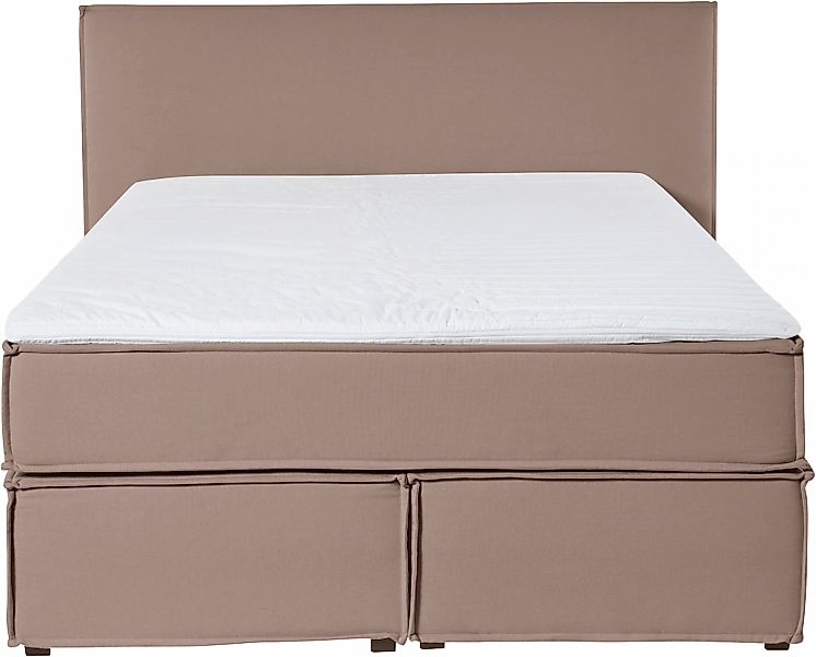 LeGer Home by Lena Gercke Boxspringbett "Yuma" incl. Topper, in 4 Breiten, günstig online kaufen
