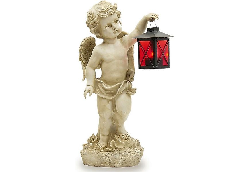 INtrenDU Engelfigur Grabengel mit Laterne 38cm Grablicht Grab-Schmuck günstig online kaufen