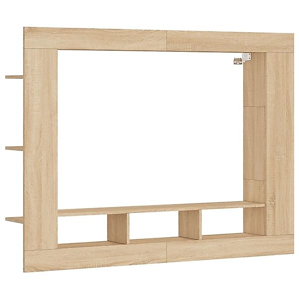 vidaXL TV-Schrank Sonoma-Eiche 152x22x113 cm Holzwerkstoff 833724 günstig online kaufen
