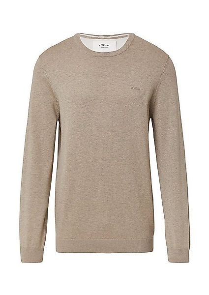 s.Oliver Rundhalspullover Pullover (1-tlg) Rundhals-Ausschnitt, langarm, Lo günstig online kaufen