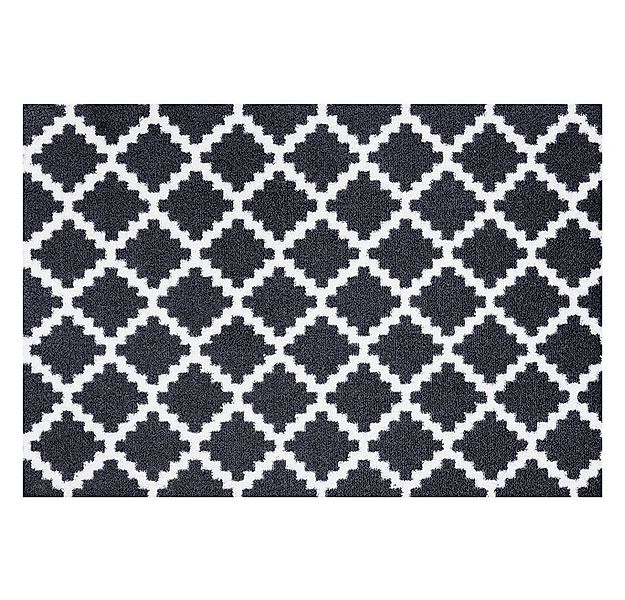 Zala Living Fußmatte Fußmatte Elegance Schwarz Weiß, rechteckig, Höhe: 7 mm günstig online kaufen