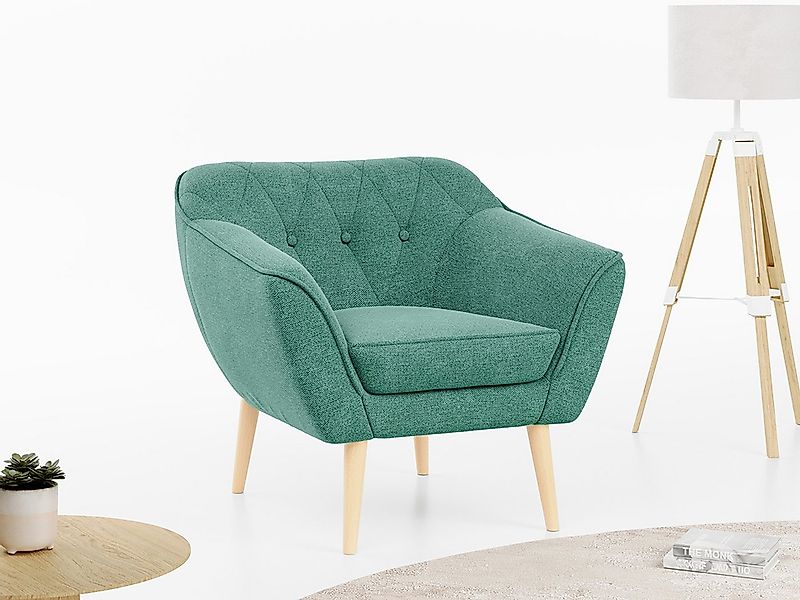 MKS MÖBEL Sofa PIRS 1 Sitzer, Set, 1-Sitzer Sessel, Skandinavischer Stil, G günstig online kaufen