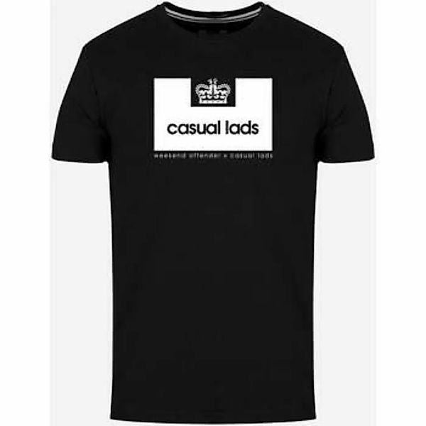 Weekend Offender  T-Shirts & Poloshirts Casual Lads t-shirt - black günstig online kaufen