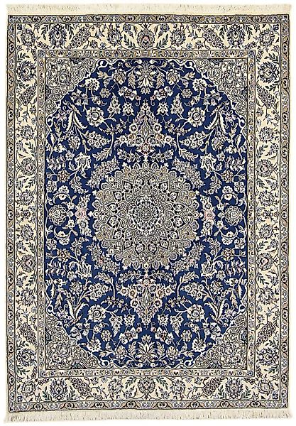 morgenland Orientteppich »Perser - Nain - Royal - 205 x 150 cm - dunkelblau günstig online kaufen