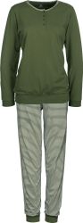 Erwin Müller Pyjama Damen-Schlafanzug Single-Jersey Streifen: günstig online kaufen