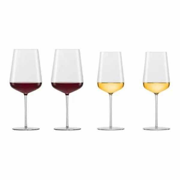 Zwiesel Kristallglas VERVINO Chardonnay & Bordeaux Weingläser 4er Set Limit günstig online kaufen