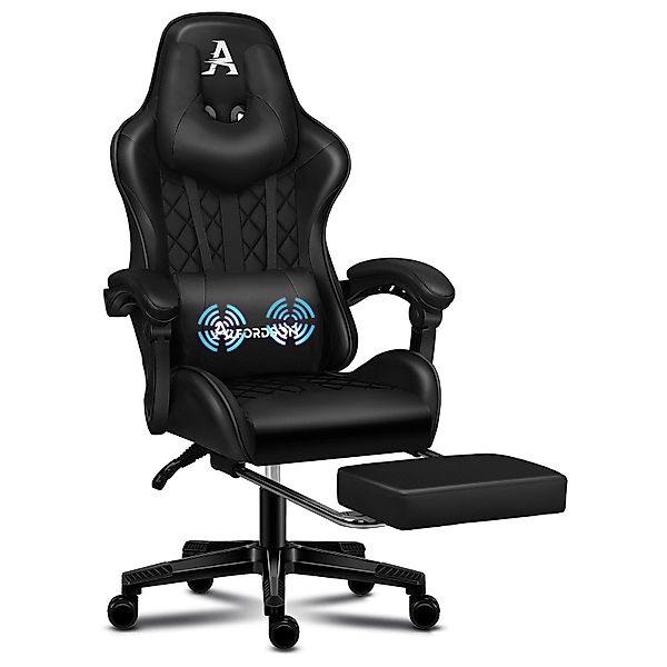 ALFORDSON Gaming-Stuhl Bürostuhl, Integrierte Fußstütze, mit günstig online kaufen