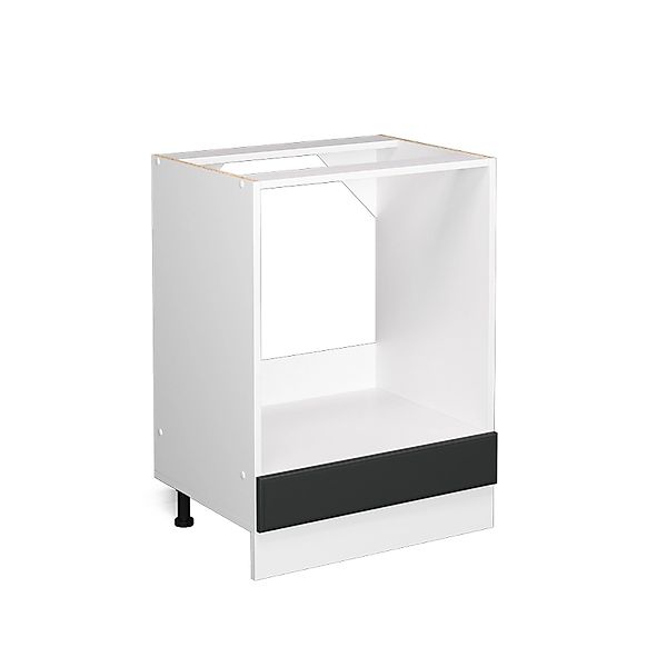 Vicco Herdumbauschrank R-Line Anthrazit Landhaus/Weiß 60 cm ohne Arbeitspla günstig online kaufen
