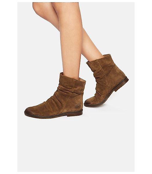 Felmini Stiefelette Veloursleder Stiefelette günstig online kaufen