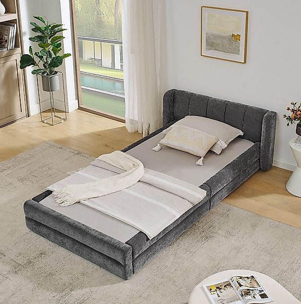 OKWISH Polsterbett mit hoher Rückenlehne (Kinderbett günstig online kaufen