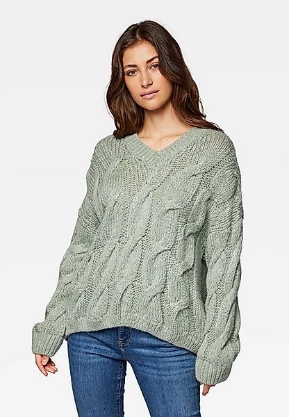 Mavi Strickpullover Strick Struktur Pullover Langarm Basic V NECK SWEATER V günstig online kaufen