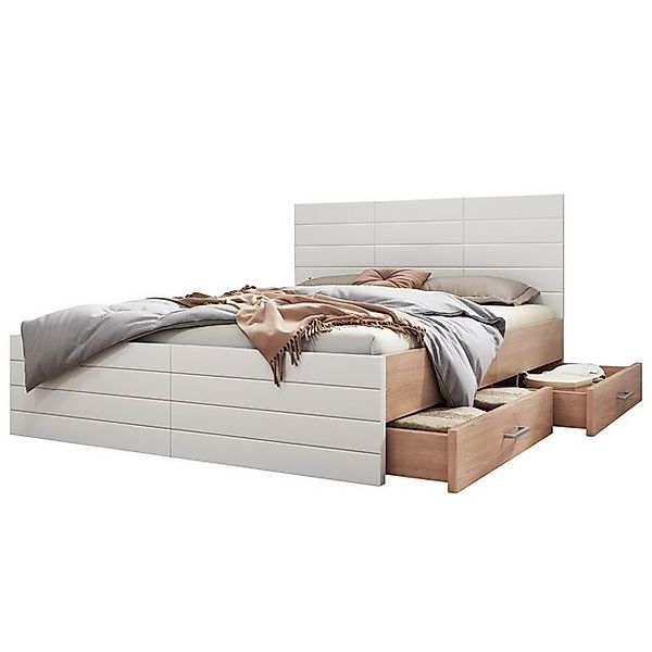 REDOM Polsterbett Bettanlage mit Stauraum (Stauraumbett, 2-tlg., 160×200cm, günstig online kaufen