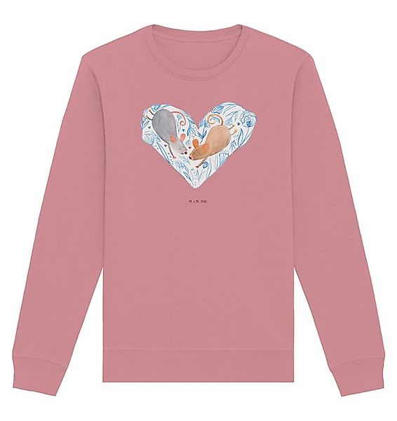 Mr. & Mrs. Panda Longpullover Mäuse Herz Größe XL - Canyon Pink - Geschenk, günstig online kaufen