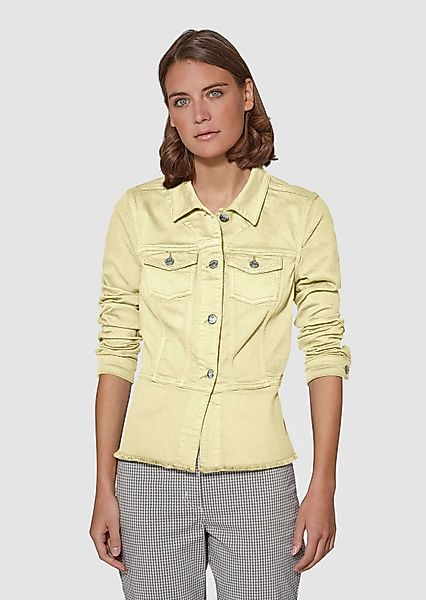 MADELEINE Jeansjacke Jeansjacke mit Schößchen günstig online kaufen