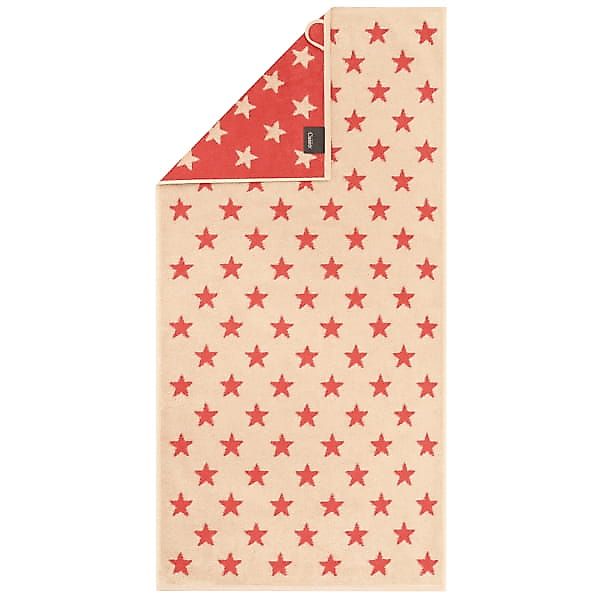 Cawö Handtücher NEW STARS Sterne klein 6261 - Farbe: beige/pink - 32 - Dusc günstig online kaufen
