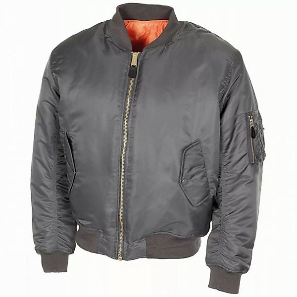 MFH Bomberjacke US Pilotenjacke MA1, Mod., urban grau - XL Paspeltaschen mi günstig online kaufen