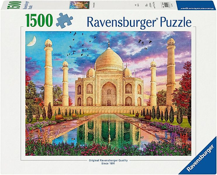 Ravensburger Puzzle Bezauberndes Taj Mahal, 1500 Puzzleteile, Made in Germa günstig online kaufen