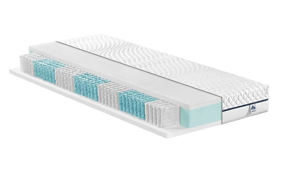 7-Zonen-Tonnentaschenfederkernmatratze  Cuba 22 TTFK ¦ weiß ¦ Maße (cm): B: günstig online kaufen