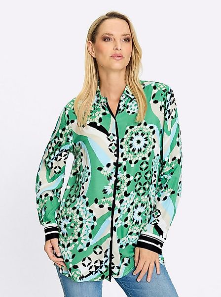 heine Klassische Bluse Druck-Tunika Langarm günstig online kaufen