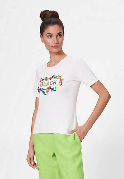 MADELEINE Strandshirt Shirt mit Foilprint und Zierplättchen günstig online kaufen