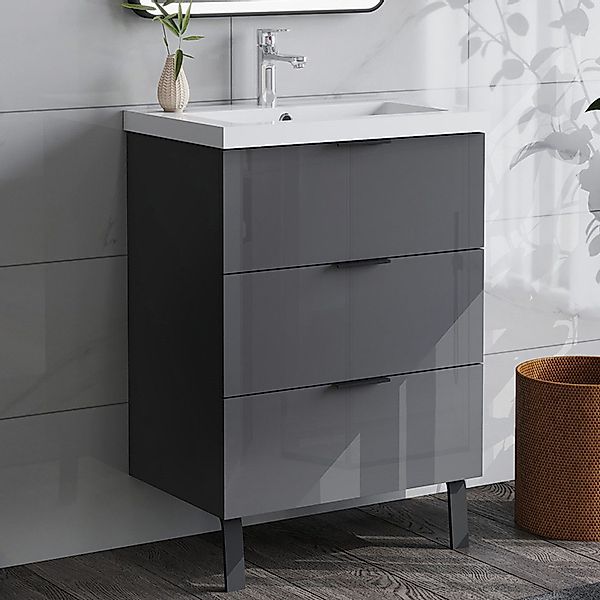 duschspa Waschtisch Badmöbel Set Waschbecken mit günstig online kaufen