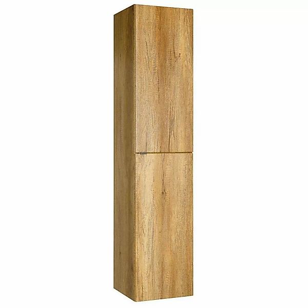 Lomadox Hochschrank AMARILLO-147-OAK Seitenschrank, Wotan Eiche, 2-türig, B günstig online kaufen