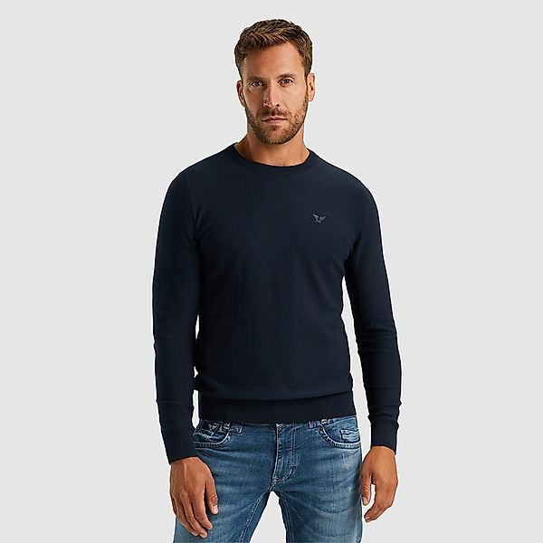 PME LEGEND Strickpullover R-NECK COTTON KNIT günstig online kaufen
