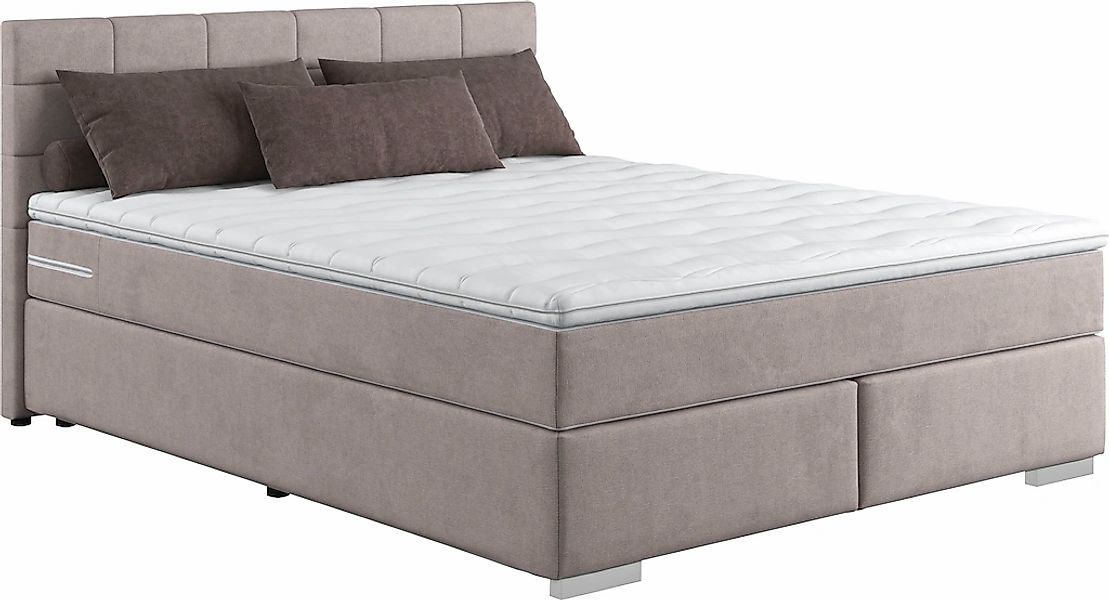 COTTA Boxspringbett "Simba" wahlweise mit oder ohne Matratze und Topper bes günstig online kaufen
