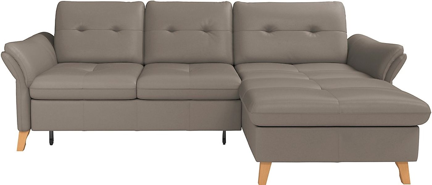 sit&more Ecksofa "Göteborg" Sitztiefenverstellung und Federkern, wahlweise günstig online kaufen