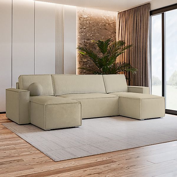 Masseno Ecksofa PESANO mit Schlaffunktion U-Form, günstig online kaufen