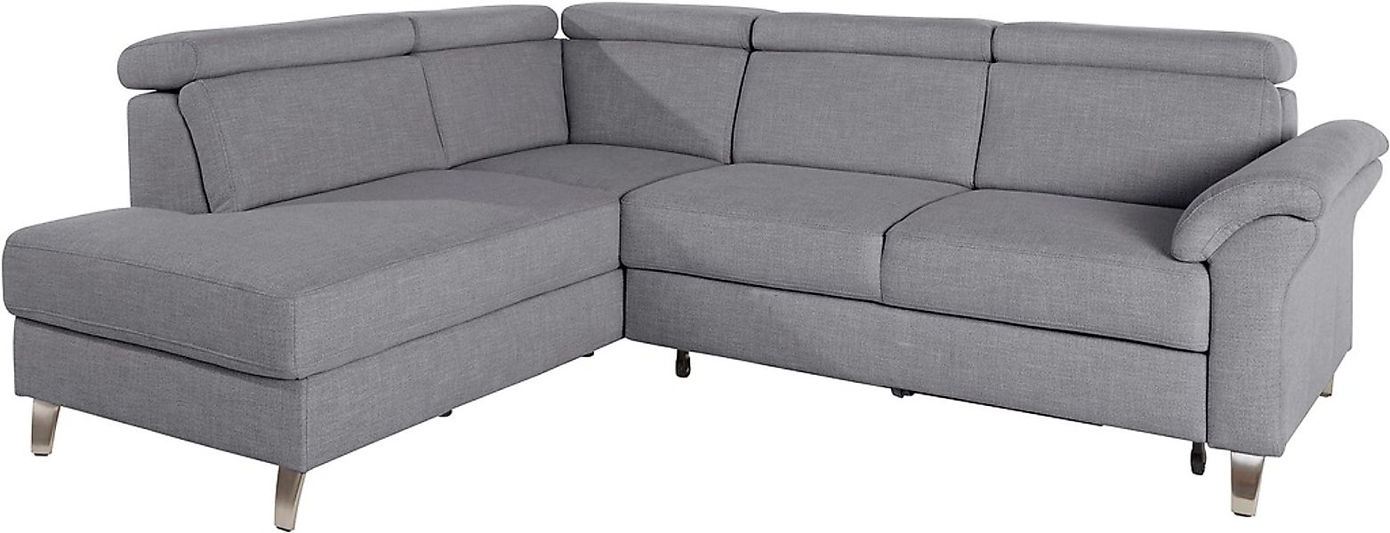 sit&more Ecksofa "Arngast L-Form" inklusive Kopfteilverstellung und Federke günstig online kaufen