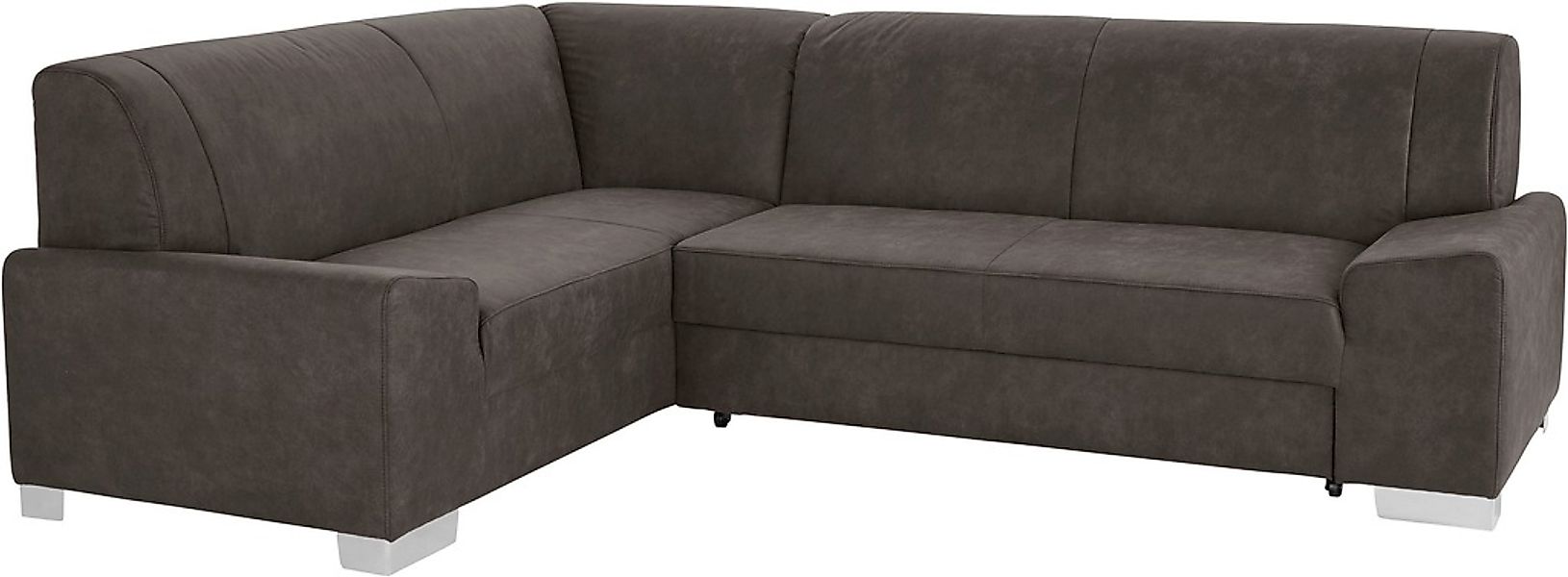 DOMO collection Ecksofa "Anzio in kubischer Formensprache, flache Armlehnen günstig online kaufen